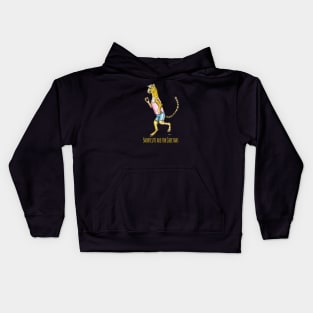 Shortcuts are for Cheetahs Kids Hoodie